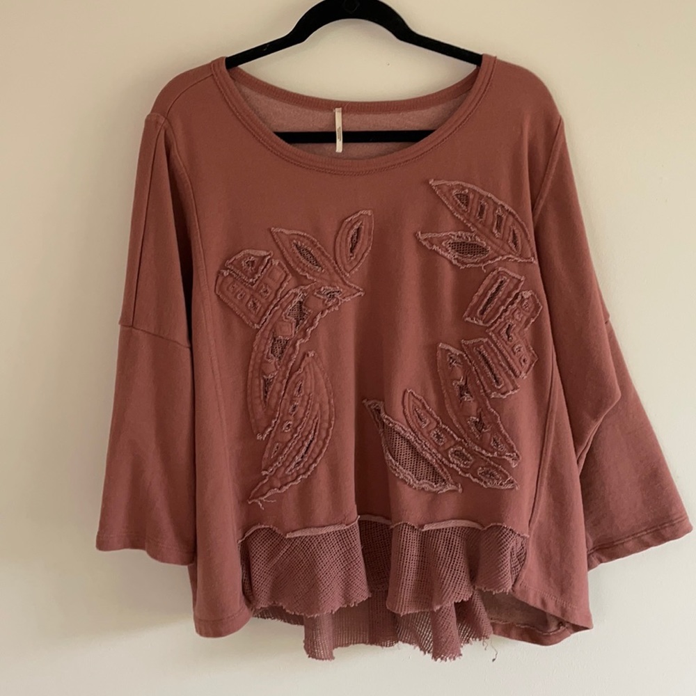 Free People mauve tunic